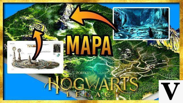 Tamaño del mapa en el juego Hogwarts Legacy