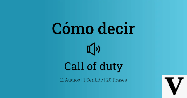 ¿Cómo se pronuncia Call of Duty en inglés y español?