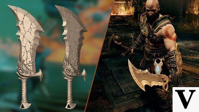Kratos' Blades of Chaos in God of War