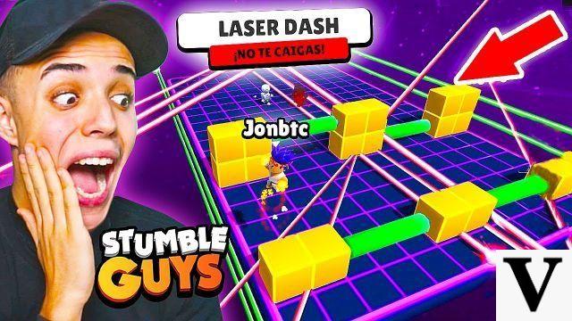 Laser Dash et les nouvelles cartes dans Stumble Guys