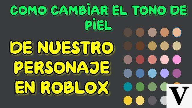 Como alterar o tom da pele no Roblox