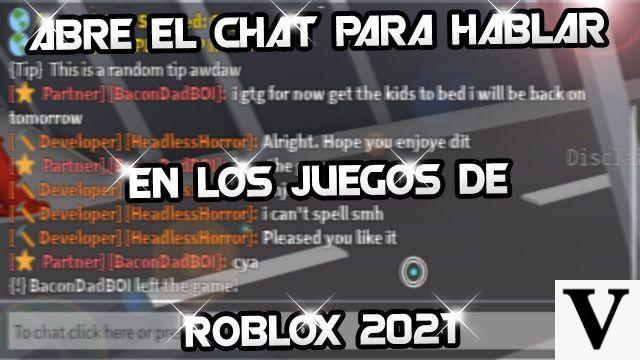 Como falar em chat privado no Roblox