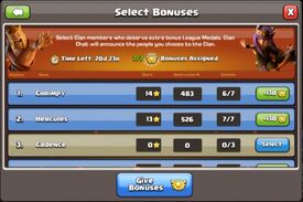 FAQ sur les ligues de guerre de clans