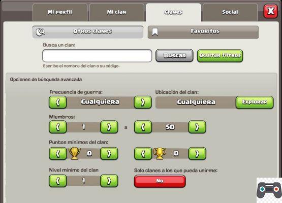 Intentions de recherche dans Clash of Clans