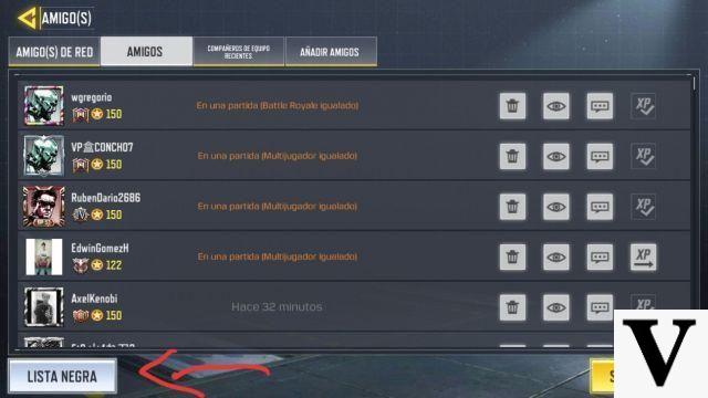 Como adicionar um jogador à sua lista negra em Call of Duty