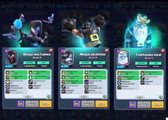 Las mejores cartas y estadísticas en Clash Royale