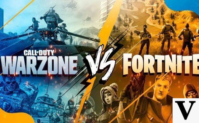 Confronto tra Fortnite e Call of Duty: Warzone