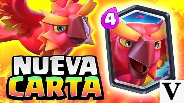 A nova carta lendária Fênix no Clash Royale