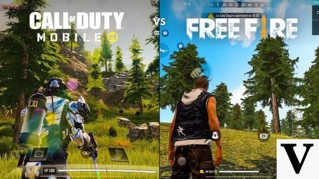 Comparação entre Free Fire e Call of Duty: Qual é o melhor jogo?