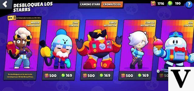 Os Brawlers cromáticos em Brawl Stars: lista completa, créditos cromáticos e como conseguir mais