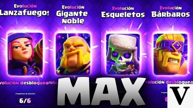 As cartas mais evoluídas do Clash Royale