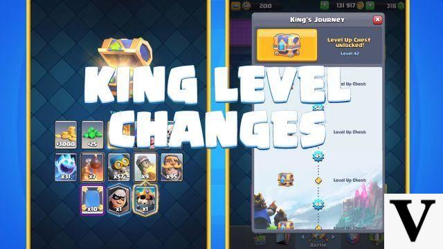 Le niveau maximum du roi et les nouvelles cartes dans Clash Royale