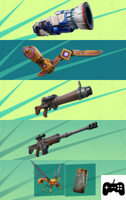 The new weapons and features in Fortnite - Seasons 2, 3 and 4 of Chapter 4