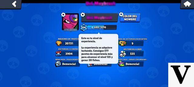 Recompensas por nível de experiência em Brawl Stars