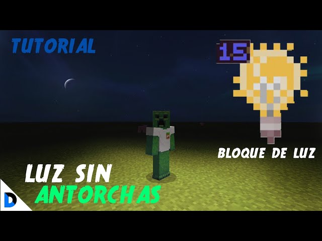 Iluminação no Minecraft sem usar tochas